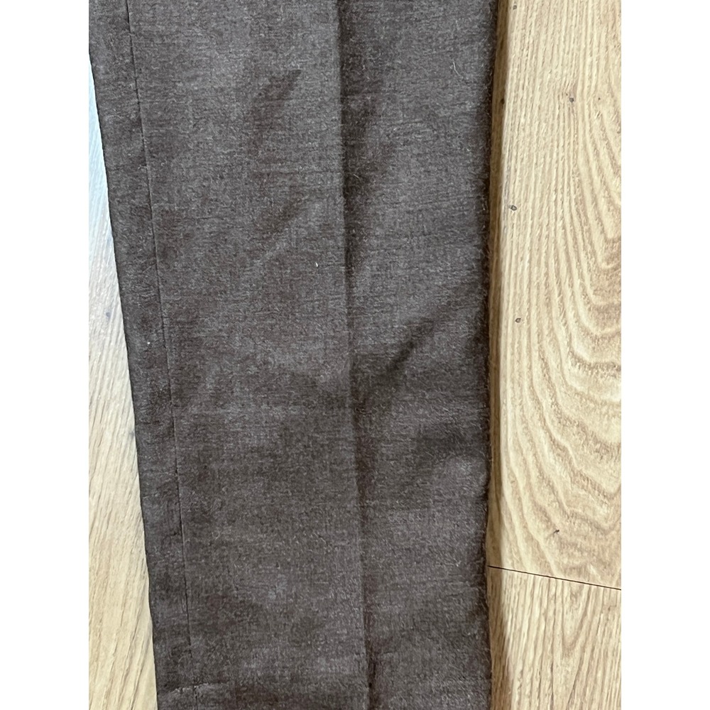 Vintage 100% Wool Trousers Pants Womens 6 Petite Brown High Rise Lined Classic - Picture 8 of 11